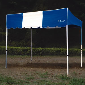 テント ミスタークイック 片流れタイプ 青 ｜ 商品紹介 ｜ 株式会社友屋