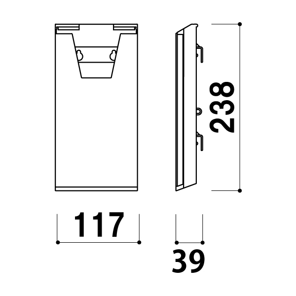 リーフレットラック CR-430 クリア A4三ッ折 4枚目