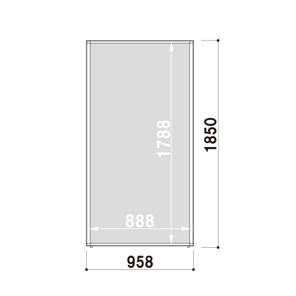 パーテーションパネル ホワイトボードPP-918W 2枚目